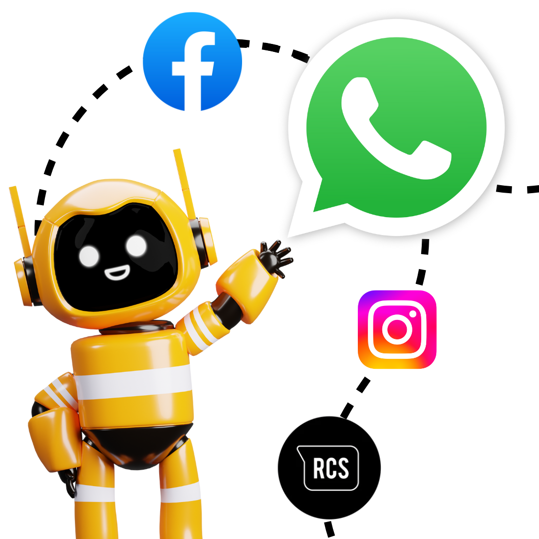HiBot - AI Bot for WhatsApp, Facebook, Instagram & RCS